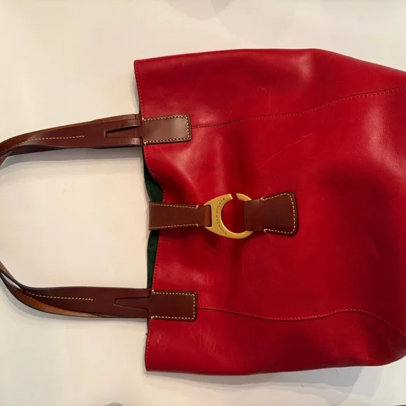 Dooney & Bourke Florentine Leather East-West Shopper Tote - Picture 4 of 7